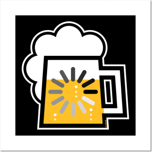 Beer Loading (Drinking In Progress / Icon / | ) Posters and Art